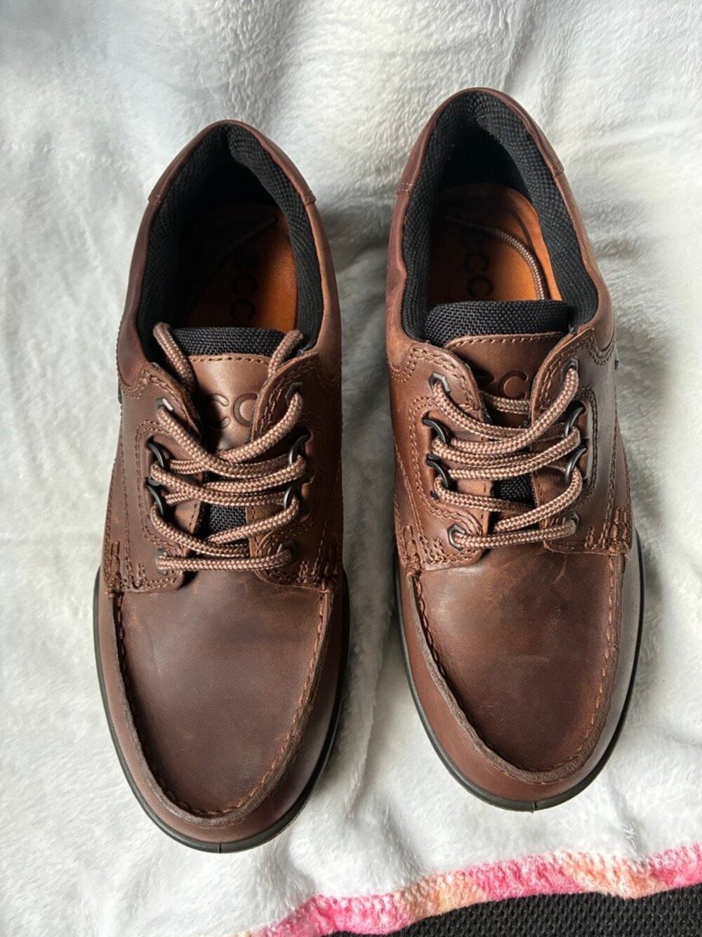 ECCO Track 25 Men's Leather Gore-Tex Shoe - Size 7-7.5 - Like New without box